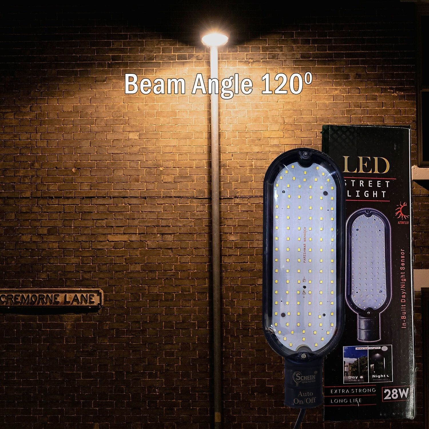 28W STREET DAY NIGHT SENSOR POLE LIGHT WHITE 6500K PACK OF 1 FLOOD LIGHT GATE LAMP Flood Light Outdoor Lamp-image-23