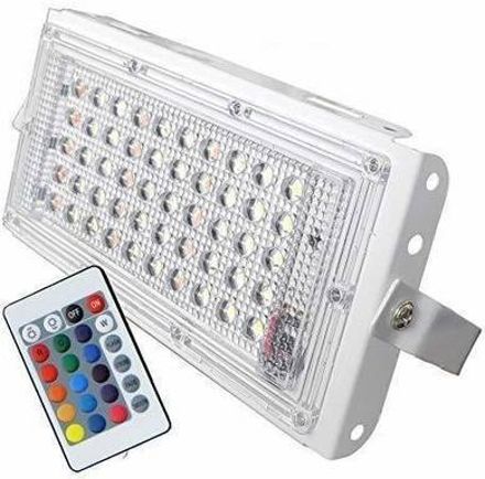 blexo 50W RGB Lens Focus Brick Light with Remote (Pack of 1) Flood Light Outdoor Lamp-picture-28