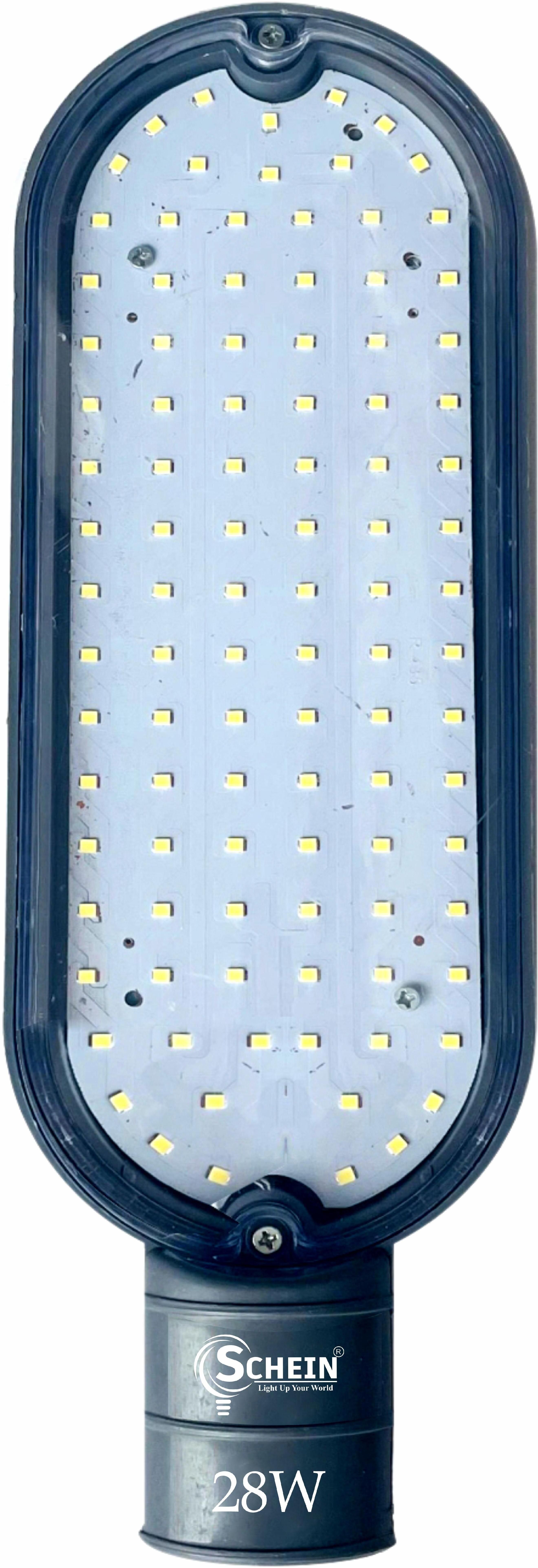 schein 28W BIS Approved LED Street Light with Durable Polycarbonate Body, 6500K Cool Daylight White, Waterproof & Dustproof Outdoor Lighting Fixture for Streets, Gardens, and Industrial Areas – Pack of 1 Street Light Outdoor Lamp-picture-38