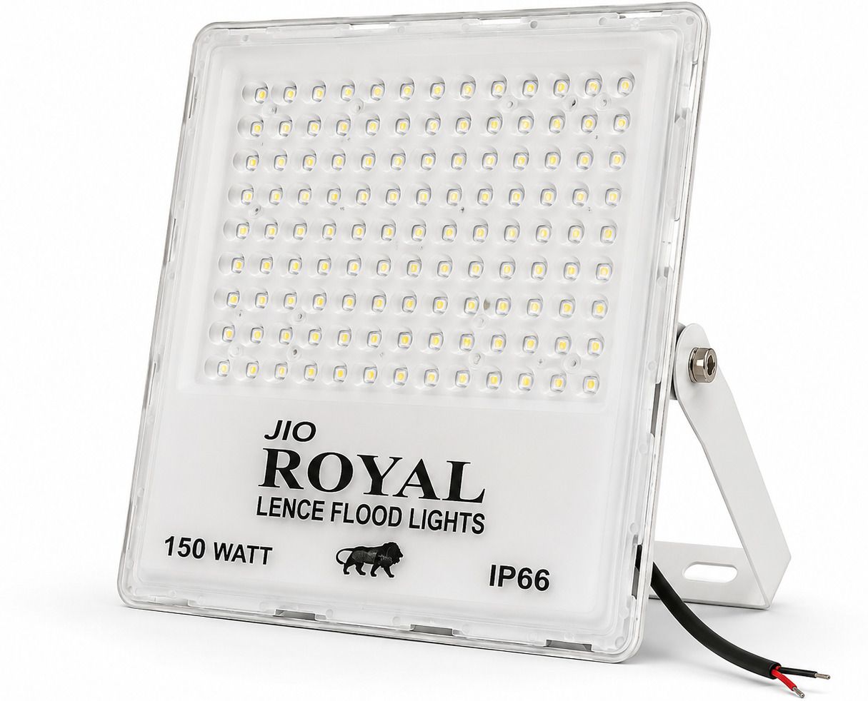 urban zone enterprises JIO ROYAL 150W LED Lens Flood Light, IP66 Weather Resistant Outdoor Light with Adjustable Bracket Flood Light Outdoor Lamp-picture-24