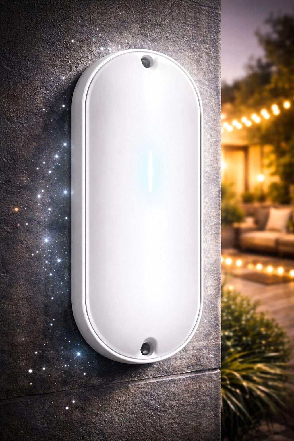 spark world Led Oval Shape Outdoor Indoor Bulkhead Waterproof IP54, 18 Watts Outdoor Light Cool White Post Light Outdoor Lamp-picture-12