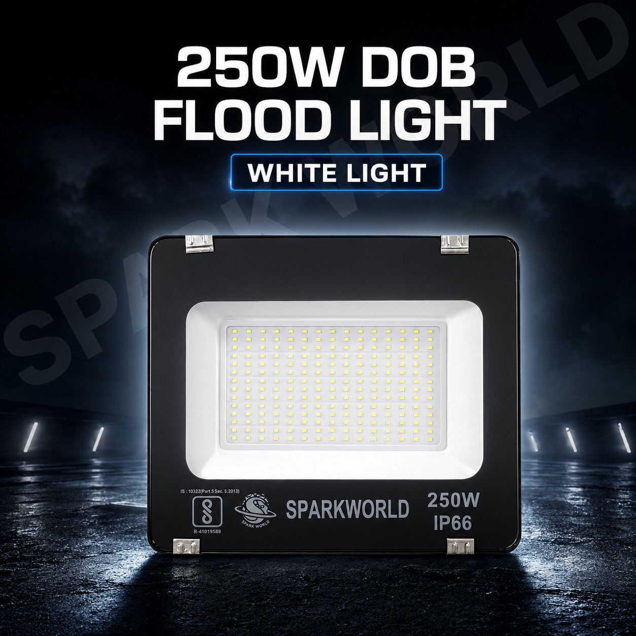 spark world 250 Watt Dob Flood in White Light Colour (Pack of 1) Flood Light Outdoor Lamp-picture-16
