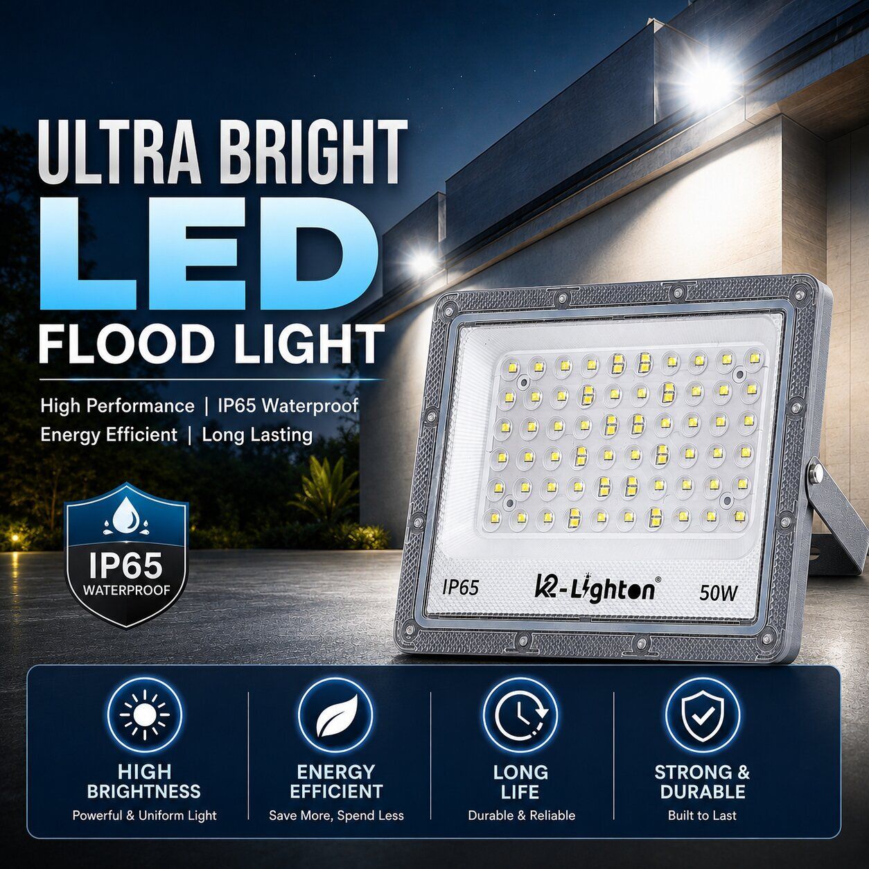 50 W LENS FLOOD LIGHT Flood Light Outdoor Lamp-image-6