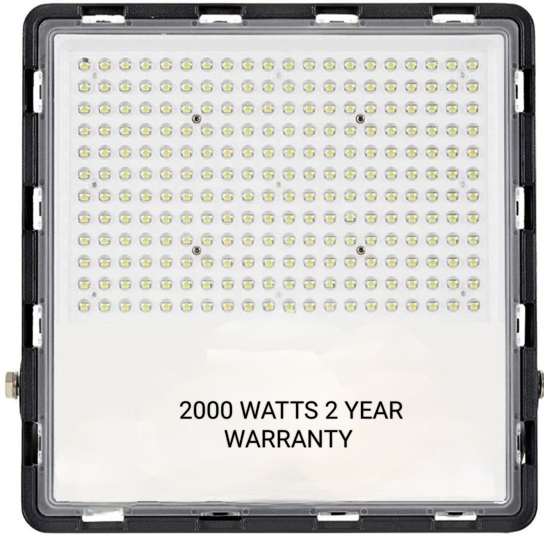 2000 WATTS IP 54 New High Power/ Lens/Model/Extra bright/LED/watt Ultra Thin Slim LED-Flood/Outdoor/Light/Cool White/Waterproof/2Years/warranty/REL-PO1 Pack/1 Flood Light Outdoor Lamp-image-0