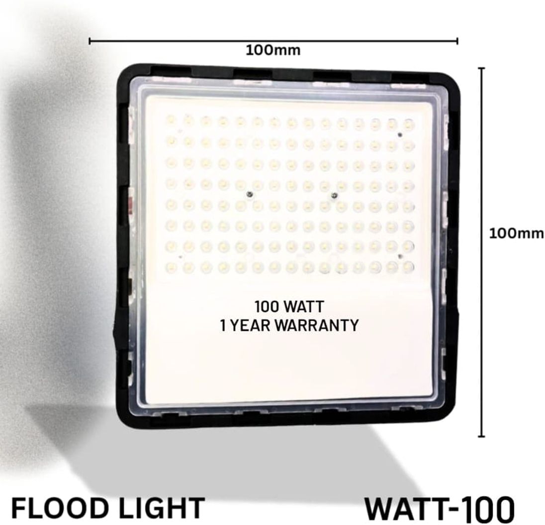 100W LED Flood Light | Outdoor Waterproof Security Light | High Brightness LED Light for Home, Garden & Parking Flood Light Outdoor Lamp-image-24