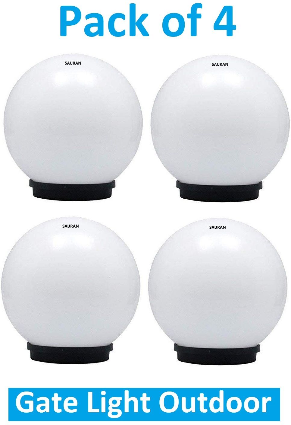 sauran Pack of 4 Polycarbonate Outdoor Main Gate Light DL06 OMG19.3 Gate Light Outdoor Lamp-picture-26
