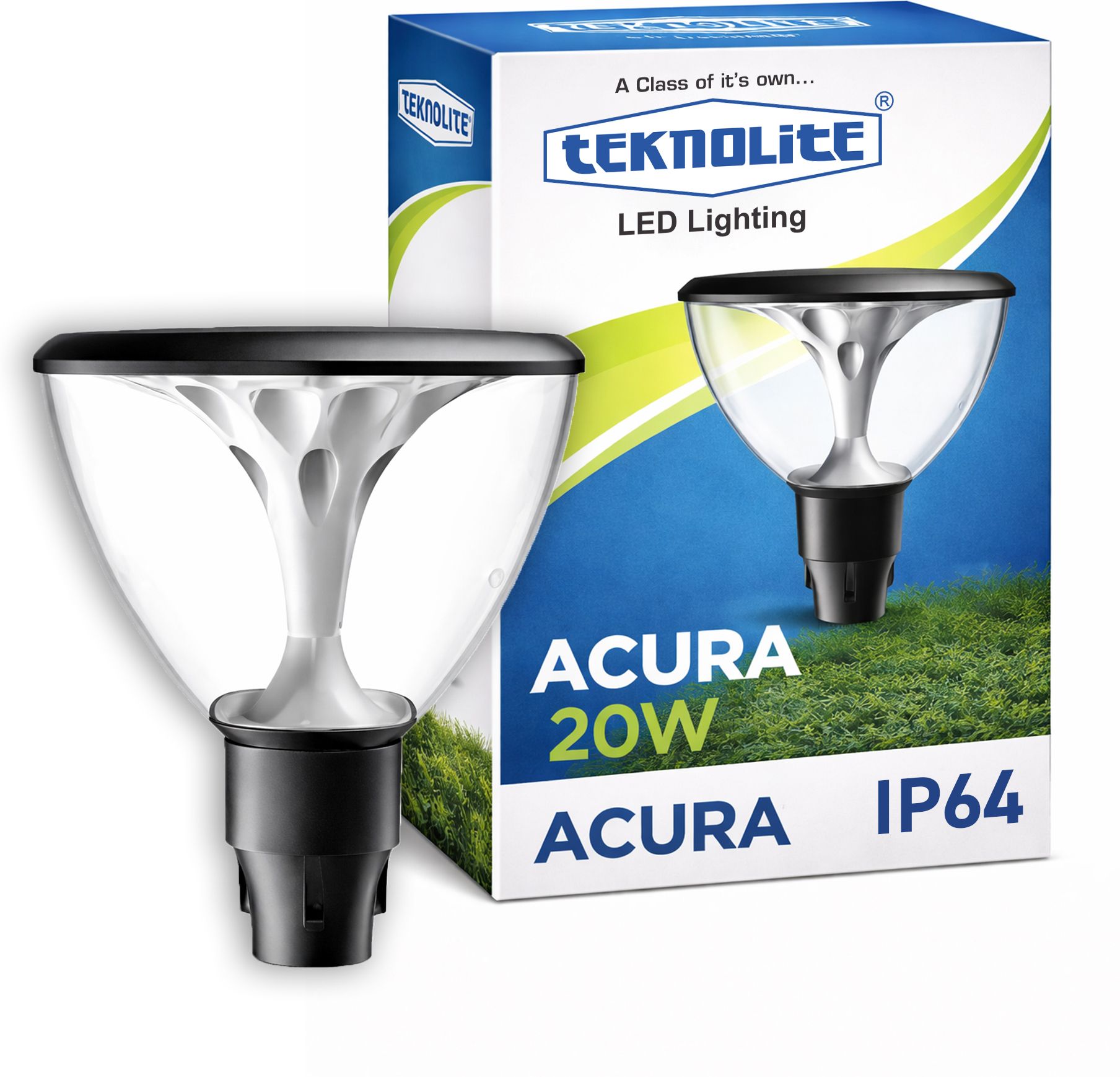 ACURA 20W LED Gate Light | Outdoor Garden Light | IP64 Waterproof | Modern Square Pillar Light | Warm White | Black Finish Gate Light Outdoor Lamp-image-5