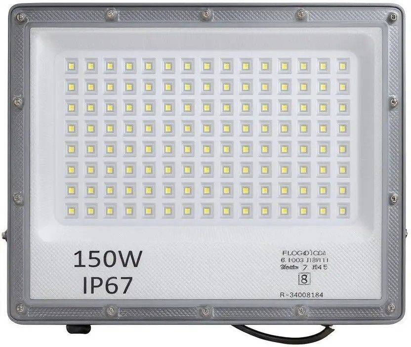 150 Watt LED Flood Light-IP66 Waterproof LED Lights with 120 Degrees Wide Beam-LED Lamps Lights (Cool White) Metal, Made in India (120 Lens) Flood Light Outdoor Lamp-image-2