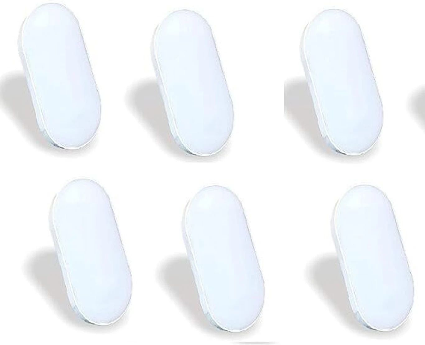 Naitri 10W LED Bulkhead Light Round IP65 Waterproof Cool White Wall & Ceiling Light for Outdoor, Balcony, Staircase (Pack of 6) Gate Light Outdoor Lamp-image-4