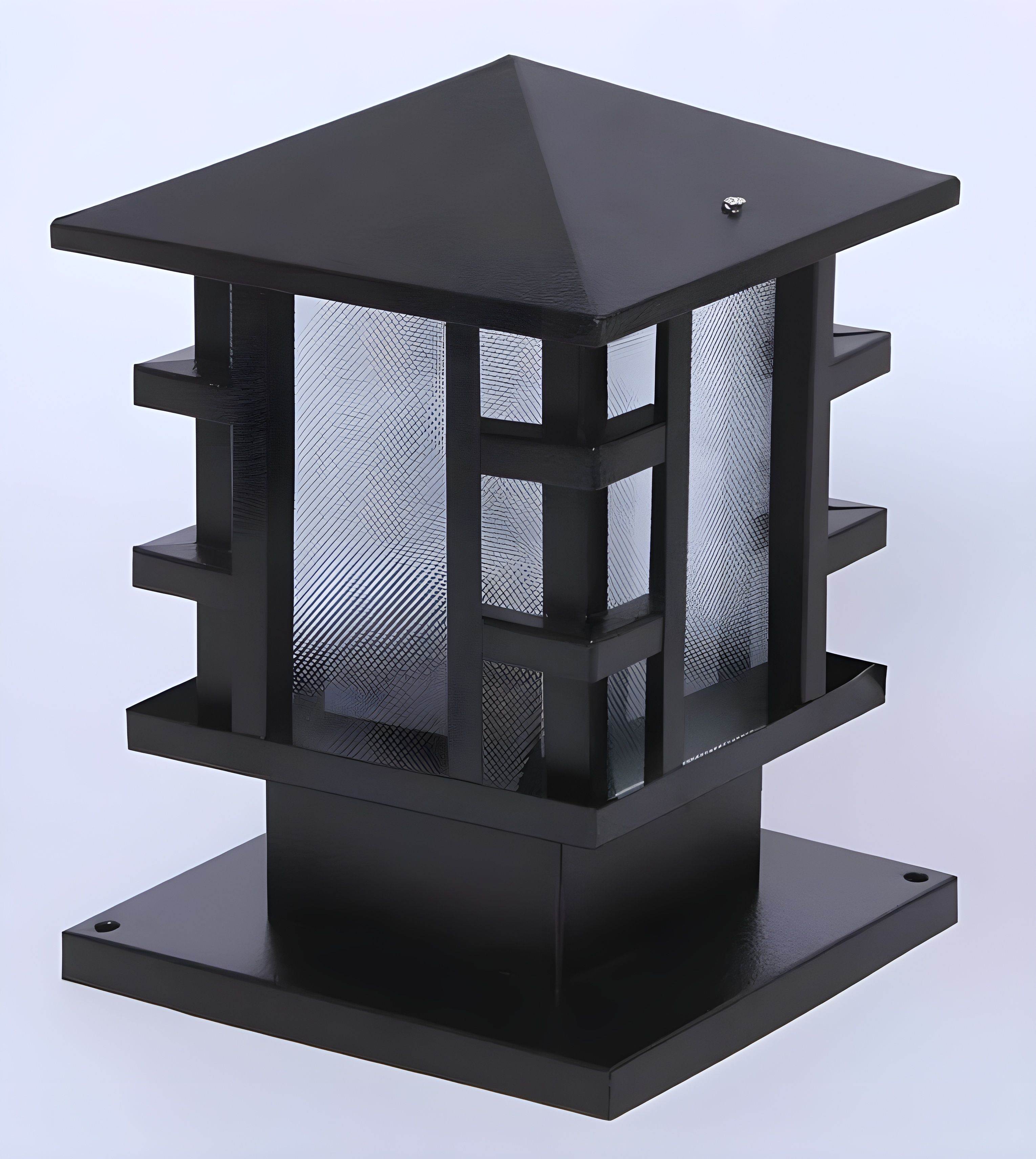 Black Metal Outdoor Waterproof Italian Design Gate Light Energy Efficient Decorative Exterior Fixture for Entry Gates, Garden Pillars, Porch, Boundaries, Driveway (Without Bulb, 1, Pack) Gate Light Outdoor Lamp-image-48