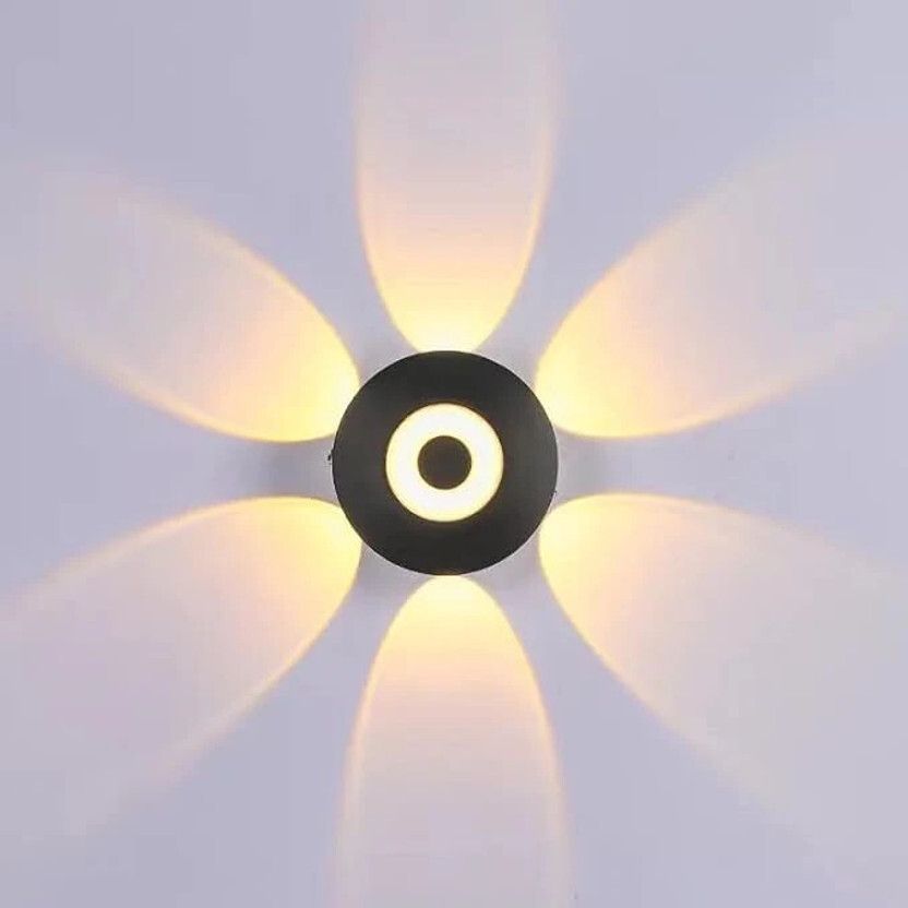 6 Way Profile LED Indoor & Outdoor Lamp Up/Down Right/Left Elevation Light Rustproof & Waterproof Aluminum Body Black (Warm White) Post Light Outdoor Lamp-image-30
