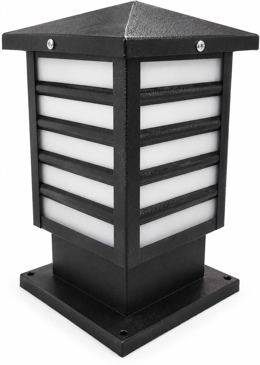 4_Square_BLK Gate Light Outdoor Lamp-image-9