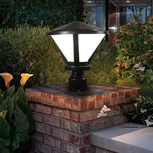 KIN-BLACK GLXX G/L, PACK OF 1 Gate Light Outdoor Lamp-image-44