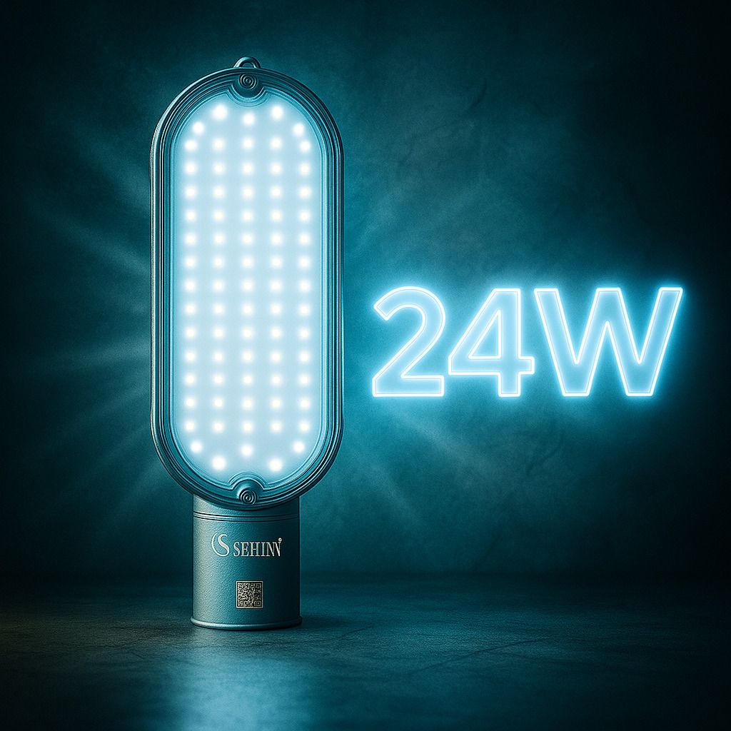 24W Outdoor LED Street Light | White Bright Light for Roadside, Society, Basement, Garden & Yard | Polycarbonate/Plastic Housing | IP66 Waterproof & Heat Resistant | BIS Approved & ISO Certified | Pack of 1 Street Light Outdoor Lamp