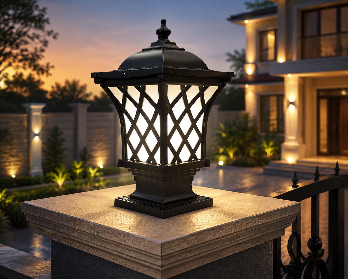 the ujalavista 1 P barfi GATE LAMP FOR OUTDOOR Post Light Outdoor Lamp-picture-17