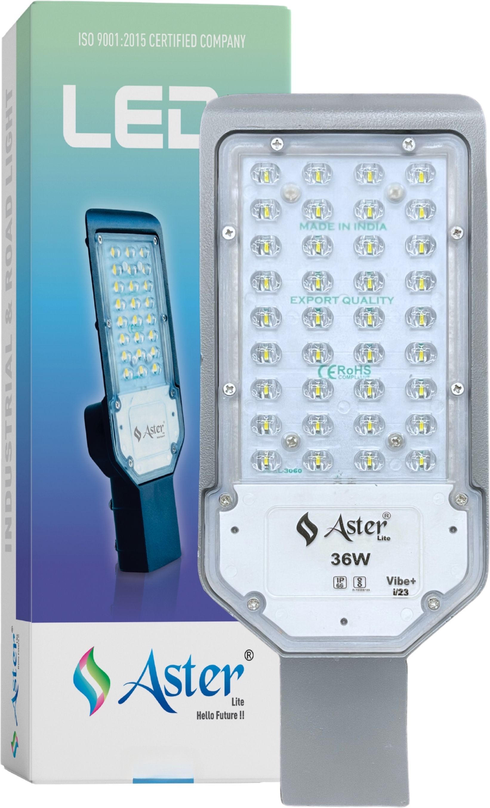 vibe+ 36w led street light ip66 waterproof (pack of 1) flood light outdoor lamp