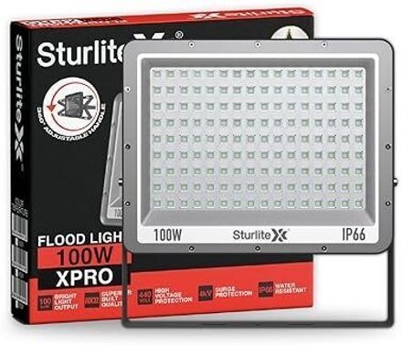 Xpro 100 W LED Flood Light| Cool White 6500K Color Temperature LED Lamp| IP66 Waterproof Surge Protection Focus Light Flood Light Outdoor Lamp-image-9