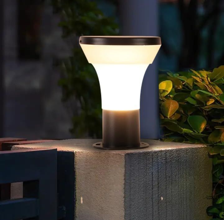 Modern Outdoor LED Gate Pillar Light | SIMBA Milky Gate Light | Waterproof | Bulb not Included | Pack of 1 Gate Light Outdoor Lamp-image-2