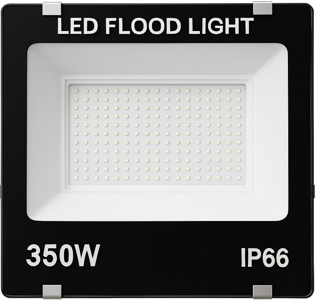 350 WATT COOL WHITE (Pack of 1) Flood Light Outdoor Lamp