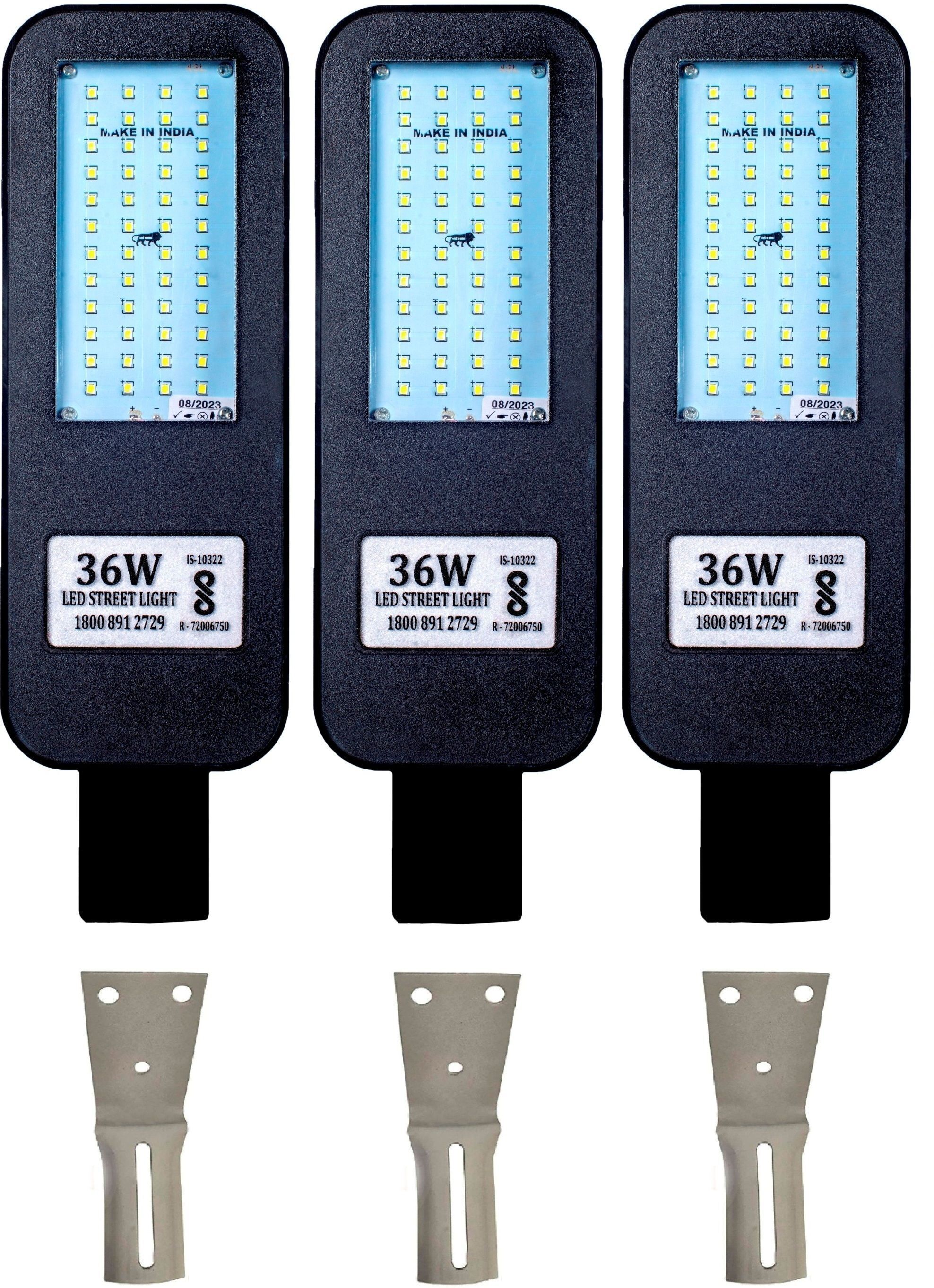 36W BIS approved PC Body LED Street Light With Wall Clamp & 2 Year Warranty - Pack of 3 Street Light Outdoor Lamp-image-49