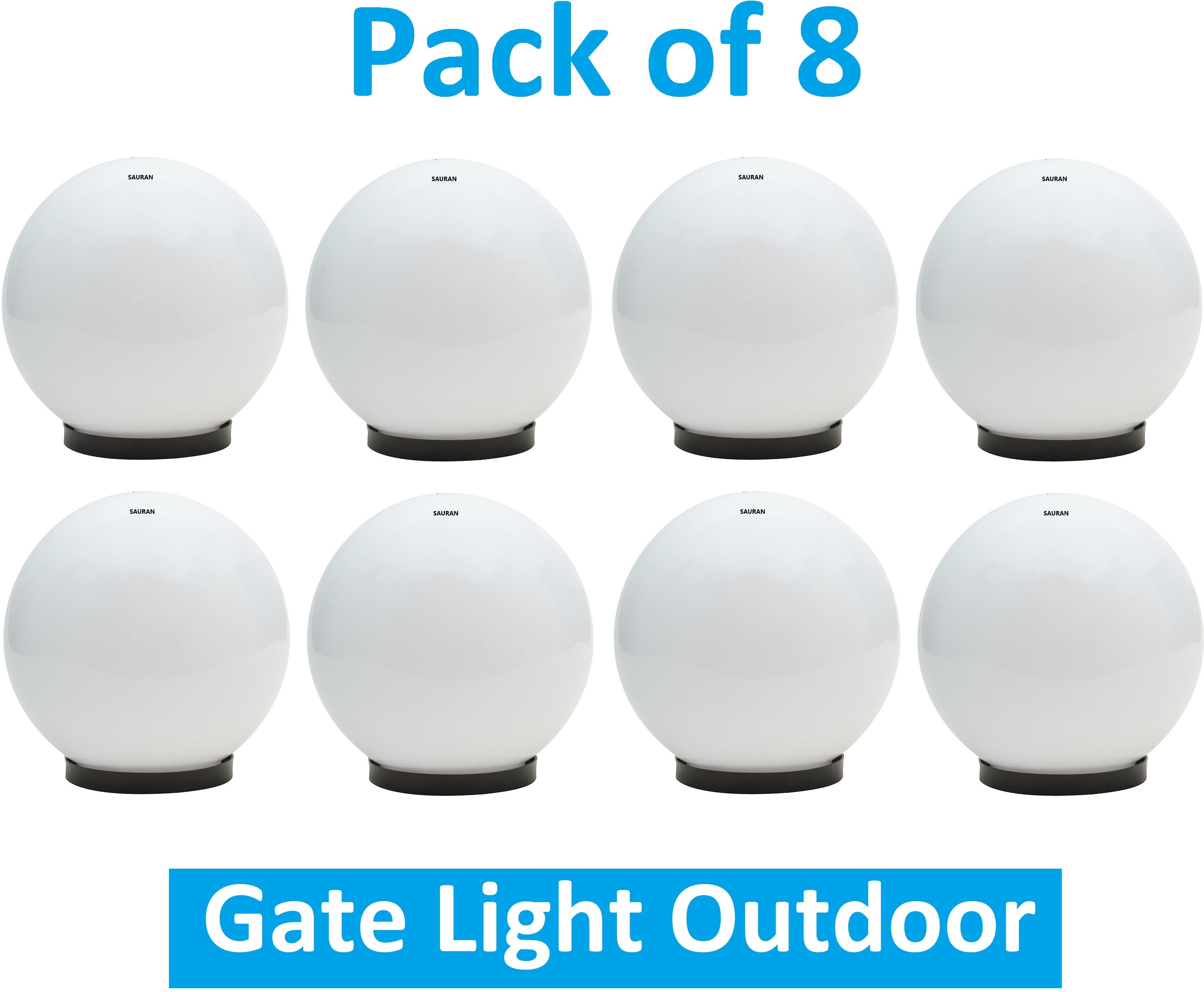 sauran Pack of 8 Polycarbonate Outdoor Main Gate Light DL06 OMG18.4 Gate Light Outdoor Lamp-picture-27