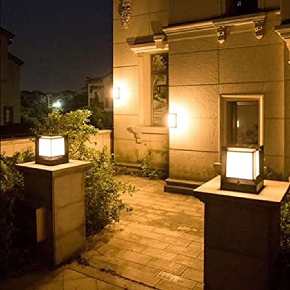 BLACK CHINA GATE LIGHT FOR HOME DECOR (BULBNOT INCL.) (PACK OF 2) Gate Light Outdoor Lamp-image-30