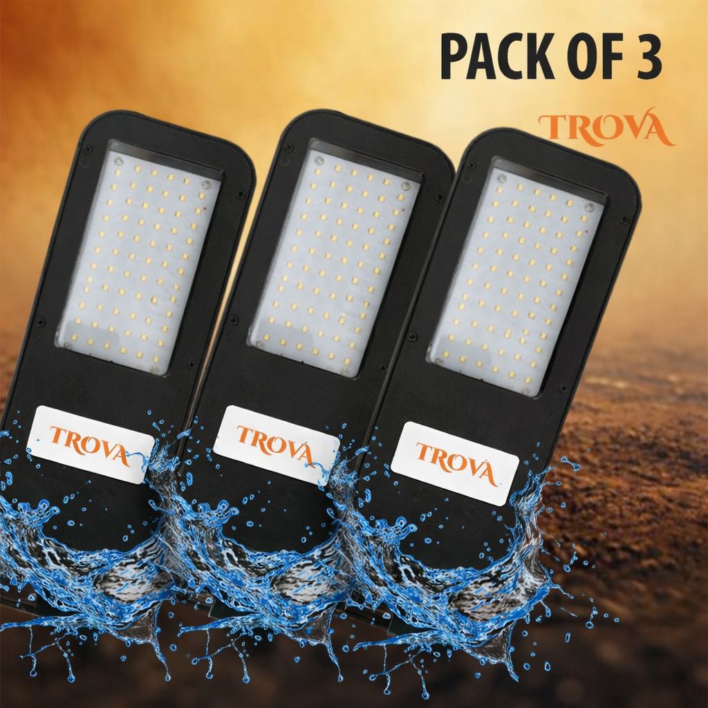 72W LED Street Light |pack of 3| High Brightness Outdoor Waterproof IP65 Energy Saving Street Lamp for Roads, Parking Lots, Gardens & Industrial Use Street Light Outdoor Lamp-image-24