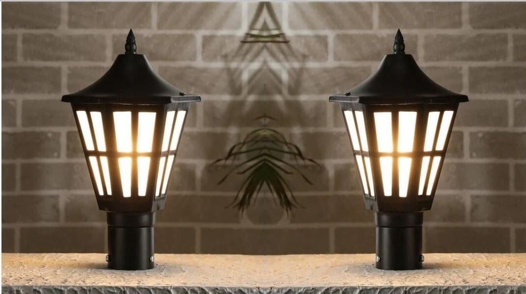 KIN-HURRICANE Modern Shape Gate Light/Outdoor Light/Pillar Light for Outdoor Home, PACK OF 2-7 Gate Light Outdoor Lamp-image-33