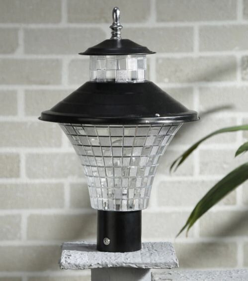 Waterproof Black 3 Arrow Outdoor Gate Light for Pillar and Boundary Wall – Black Finish (Bulbnot Incl.) (1 Piece) Gate Light Outdoor Lamp-image-20