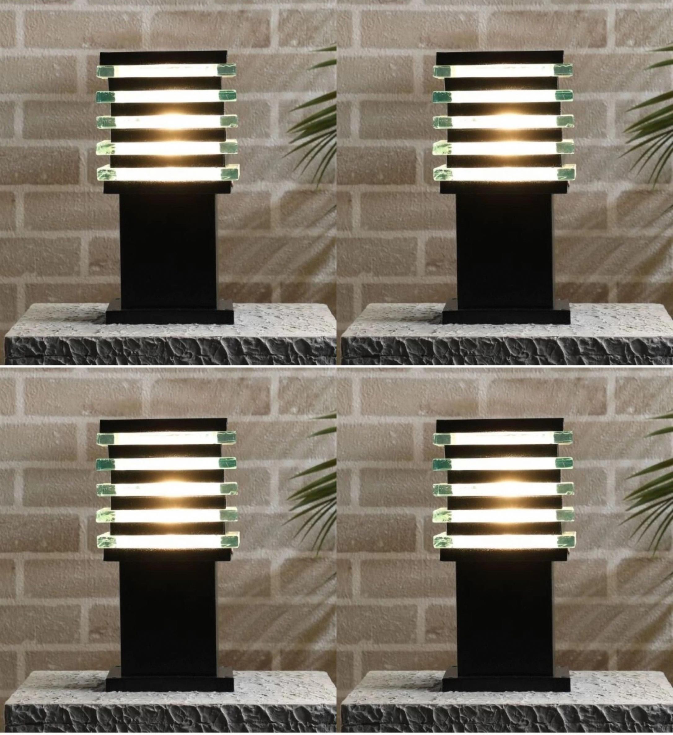 GL ICE CUBE BLACK 06-6 Gate Light Outdoor Lamp-image-25