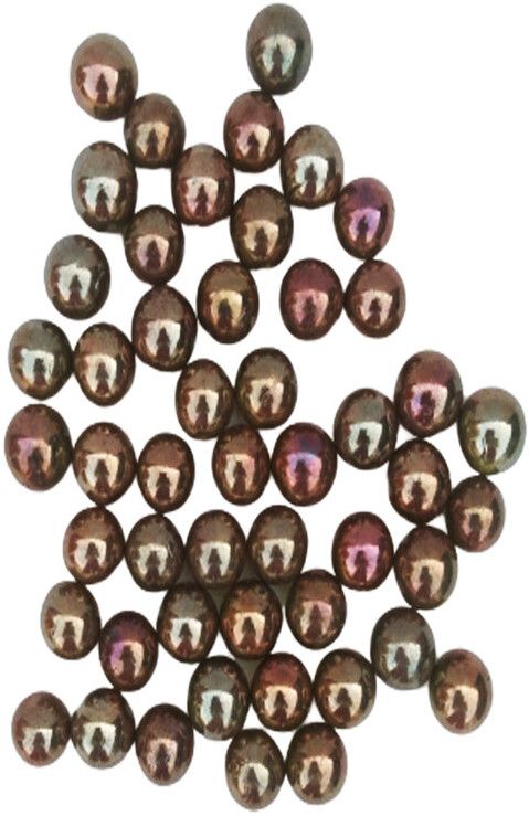 50 Pcs Dark Golden Kanche Marble Glass Ball Goli in Outdoor Toy