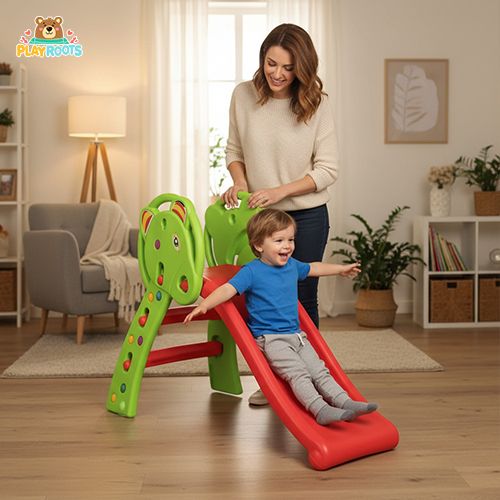 toy plus Kids Slide for Indoor Outdoor Play Plastic Slide for Toddlers-picture-45