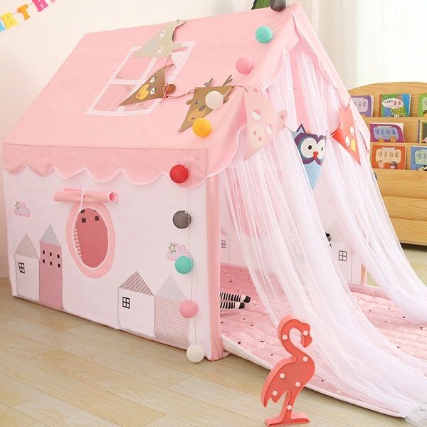 dhruvayfab Kids Play Tent House for 3-10 Year Old Girls and Boys (Pinkcity)-picture-20