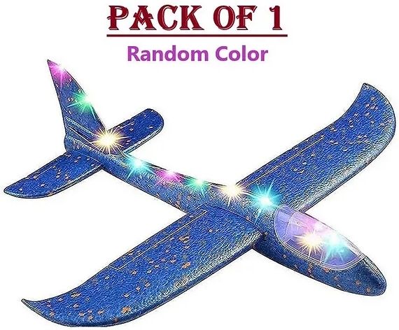 gobaby Large Throwing Foam Plane, Dual Flight Mode Foam Plane(Random Colour)-picture-39