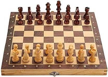 ijaytoys Chess Board Set Wooden Portable Board Game Compact & Folding Party & Fun 6 cm Chess Board-picture-19