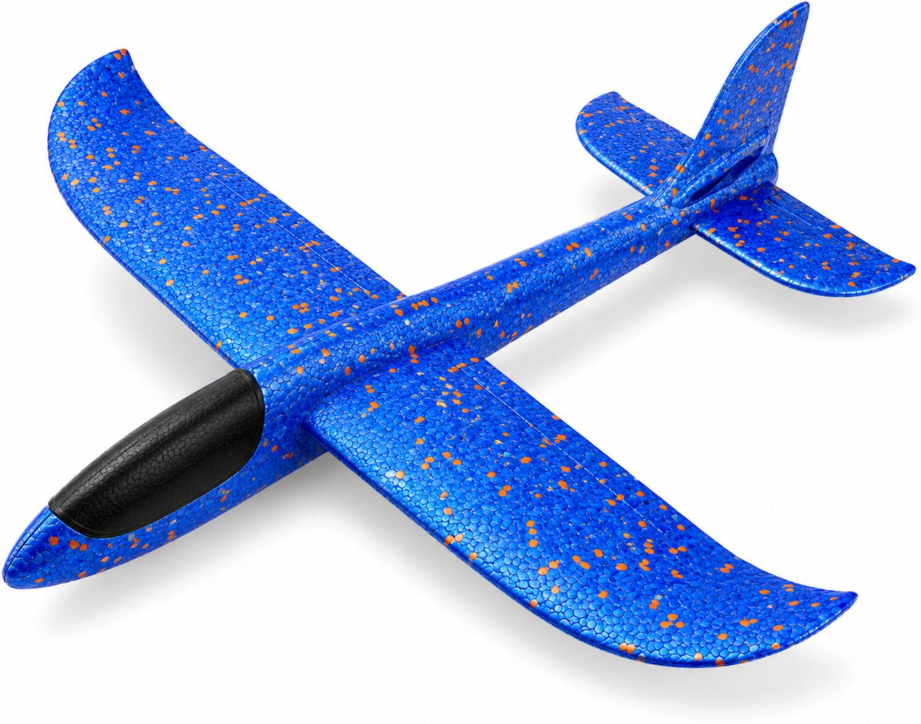 mj mart Large Foam Glider Plane 50cm | 360° Stunt | Kids Flying Toy | No Battery-picture-21