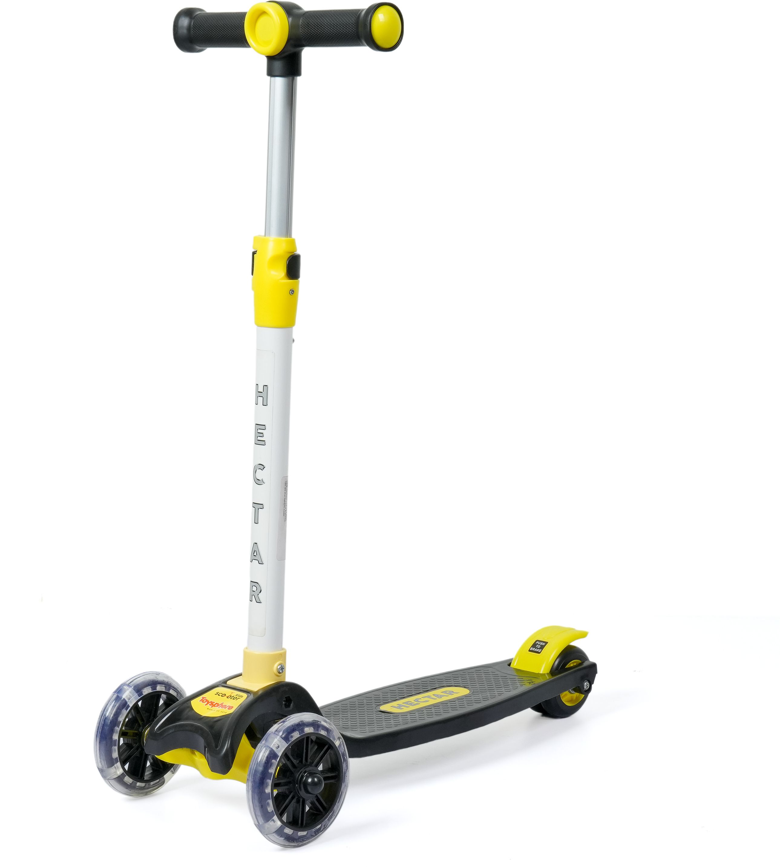 TOYS Tike Scooter LED LIGHT For Kids 3 To 10 Years PU Wheels With Brake Scooter Battery Operated Ride On-image-42