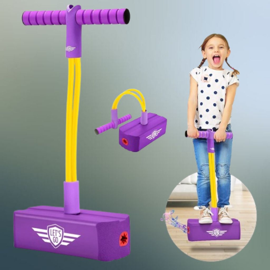 Kids Squeaky Jump Stick Safe Foam Activity Toy-image-28