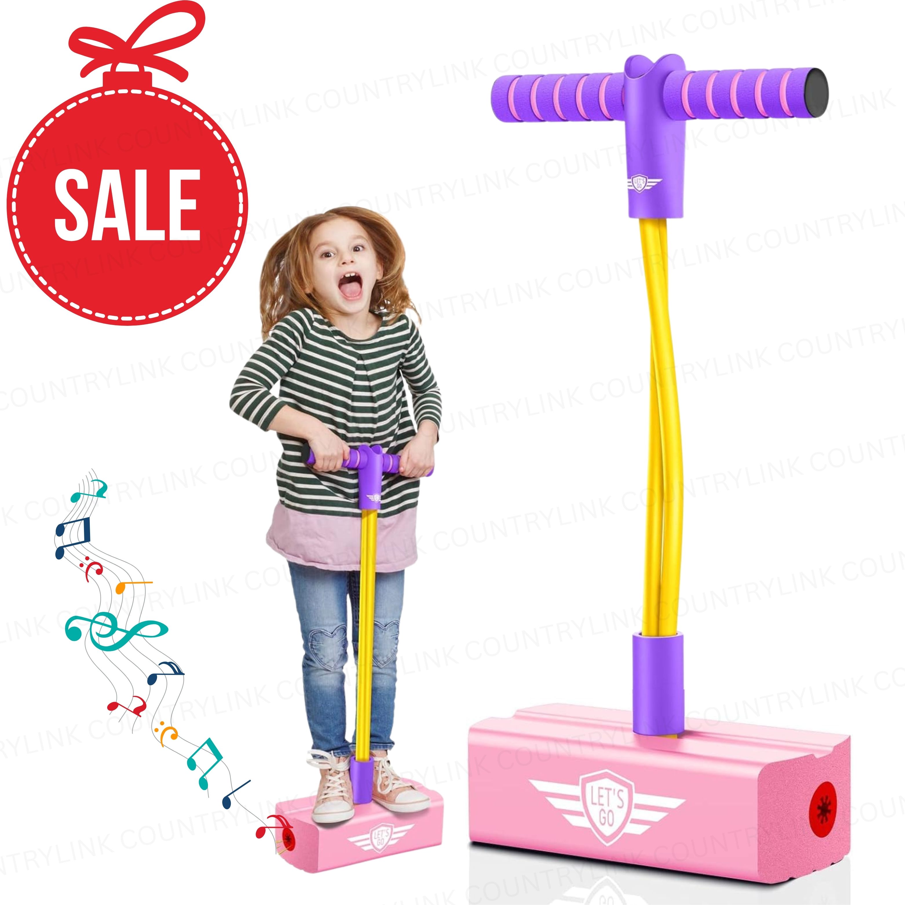 countrylink Jumpins Kids Pogo Stick Foam Jumper Safe Balance Trainer Indoor Outdoor Fun Toy-picture-1