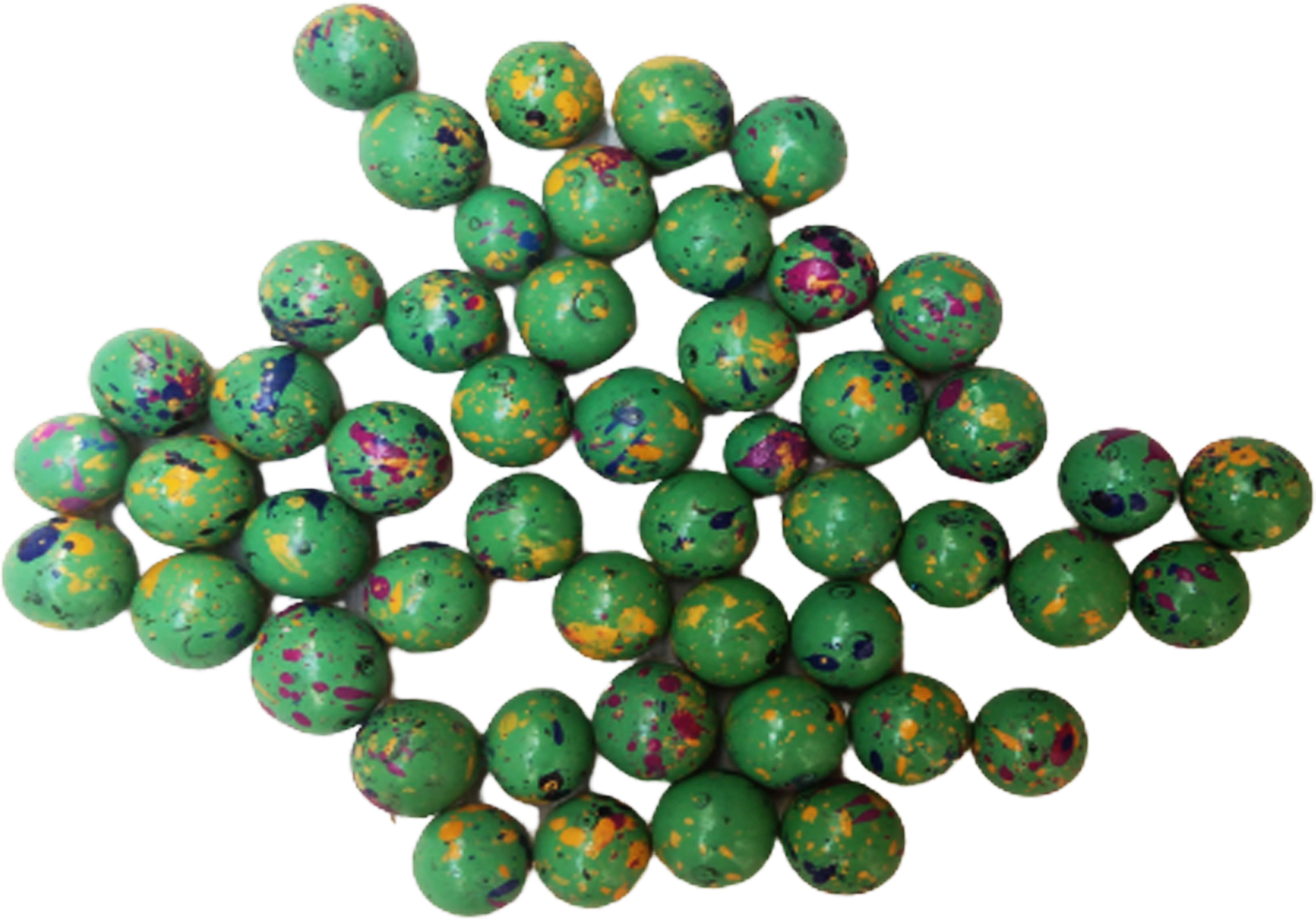 50 Pcs Dot Green Colour Kanche in Outdoor Toy 50 Pieces