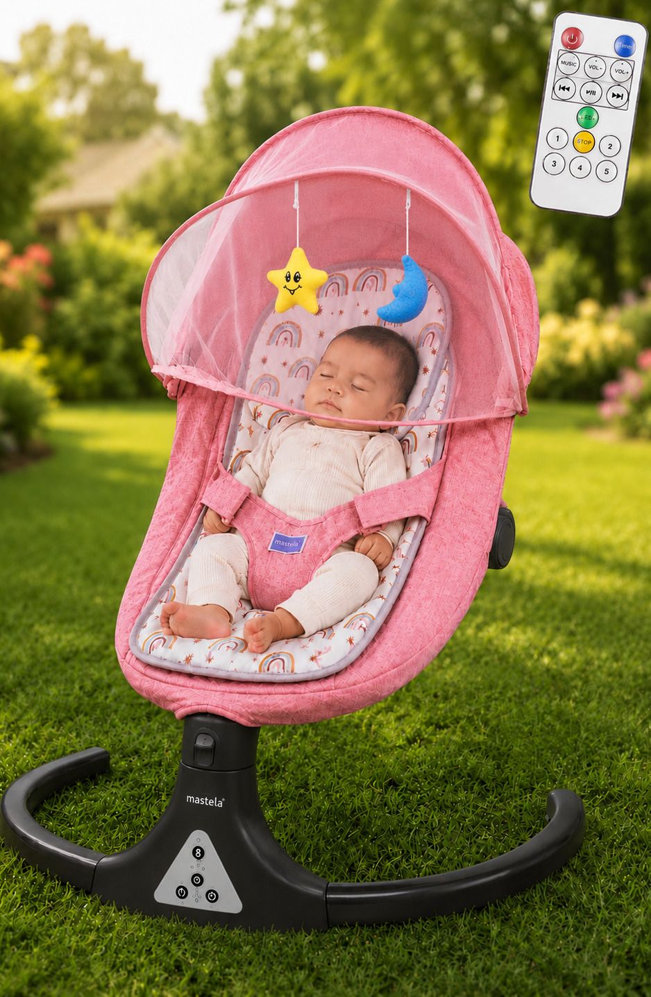 BABY ELECTRIC SWING CHAIR BED-image-40
