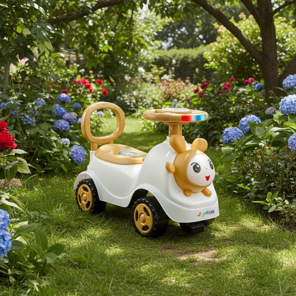 joyride Baby BUDDY Ride On with LED Lights & Music - Big Backrest - Under Seat Storage-picture-8