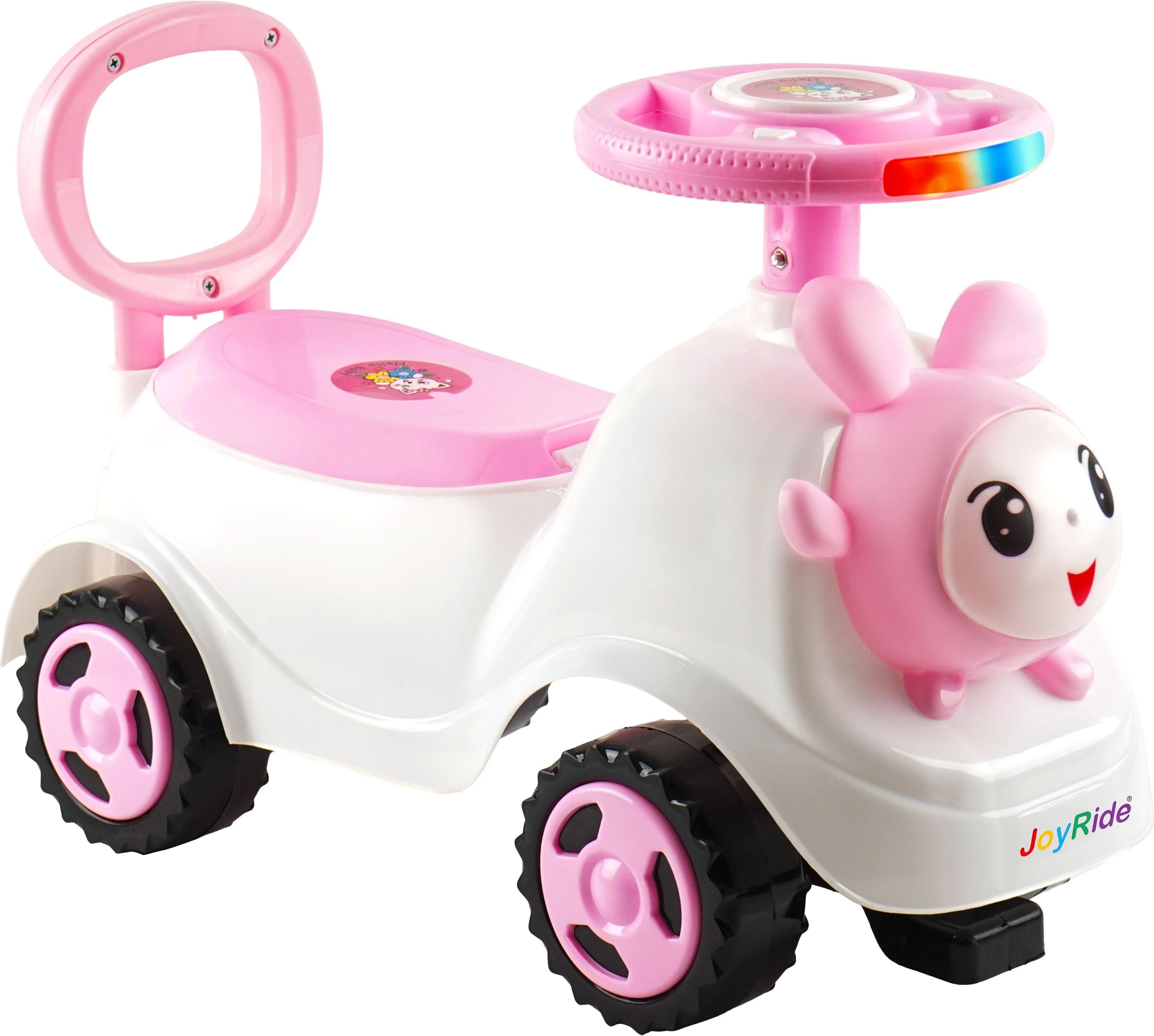 BUDDY Ride On with LED Lights & Music | Big Backrest - Storage Box| Boys & Girls