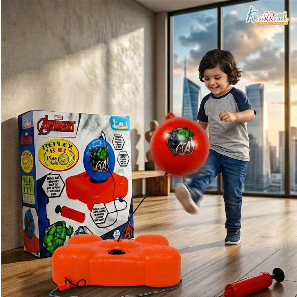 avengers Superhero Reflex Soccer Ball Practice Set for Kids Birthday Gift-picture-4