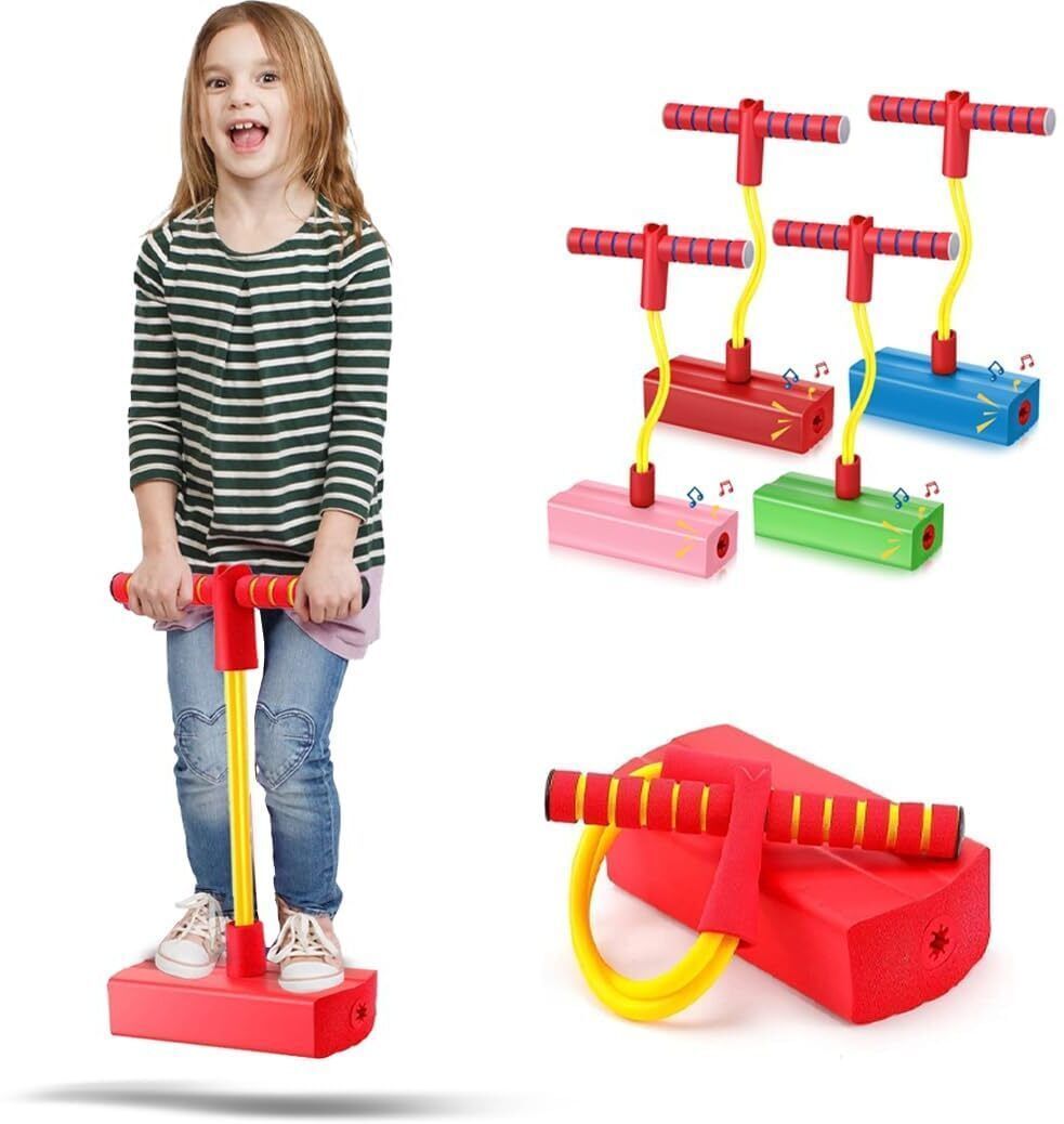 Jump Mate Pogo Jumper for Kids – Indoor Outdoor Bouncing Stick Toy