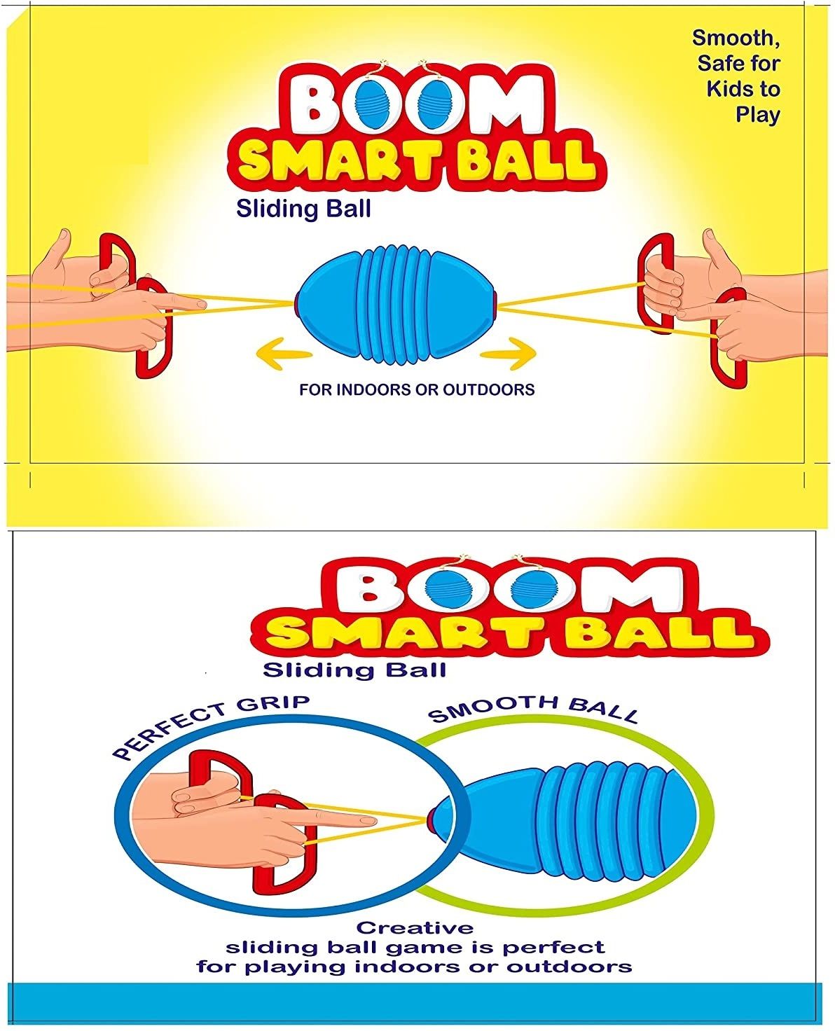 Boom Smart Ball Sliding Ball Game for Indoors & Outdoors Play for Kids