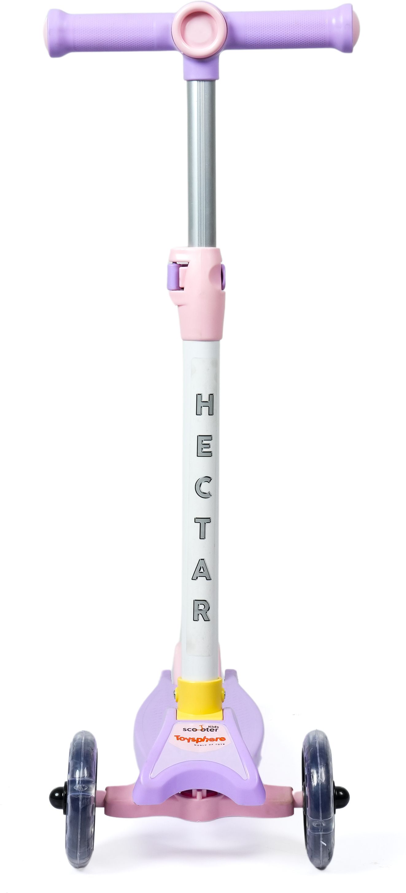 DASH TOYS Tike Scooter LED LIGHT For Kids 3 To 10 Years PU Wheels With Brake