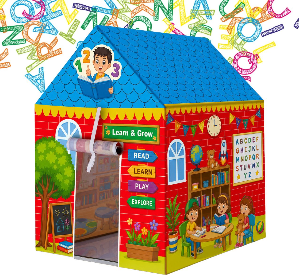 calispo Learning & Fun Classroom Tent(Doll House)-picture-20