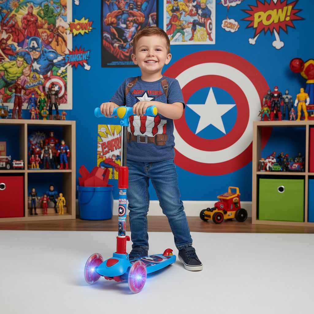 avengers Heroglide Scooter Captain America-picture-44