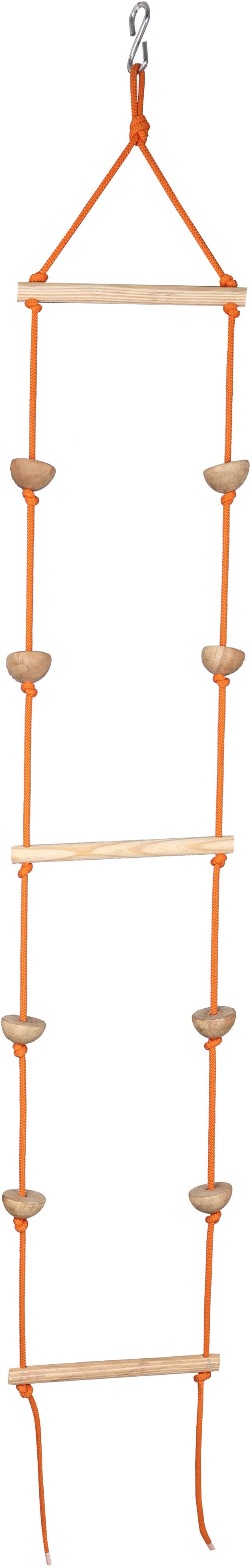 Wooden Rope Ladder for Kids, Climbing Ladder, Functional Activity Indoor Outdoor